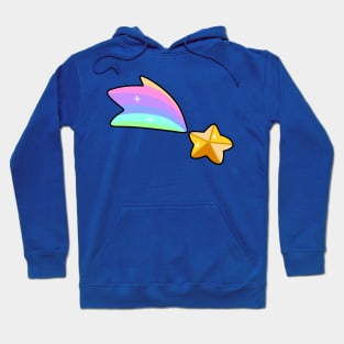 Golden Rainbow Shooting Star Hoodie